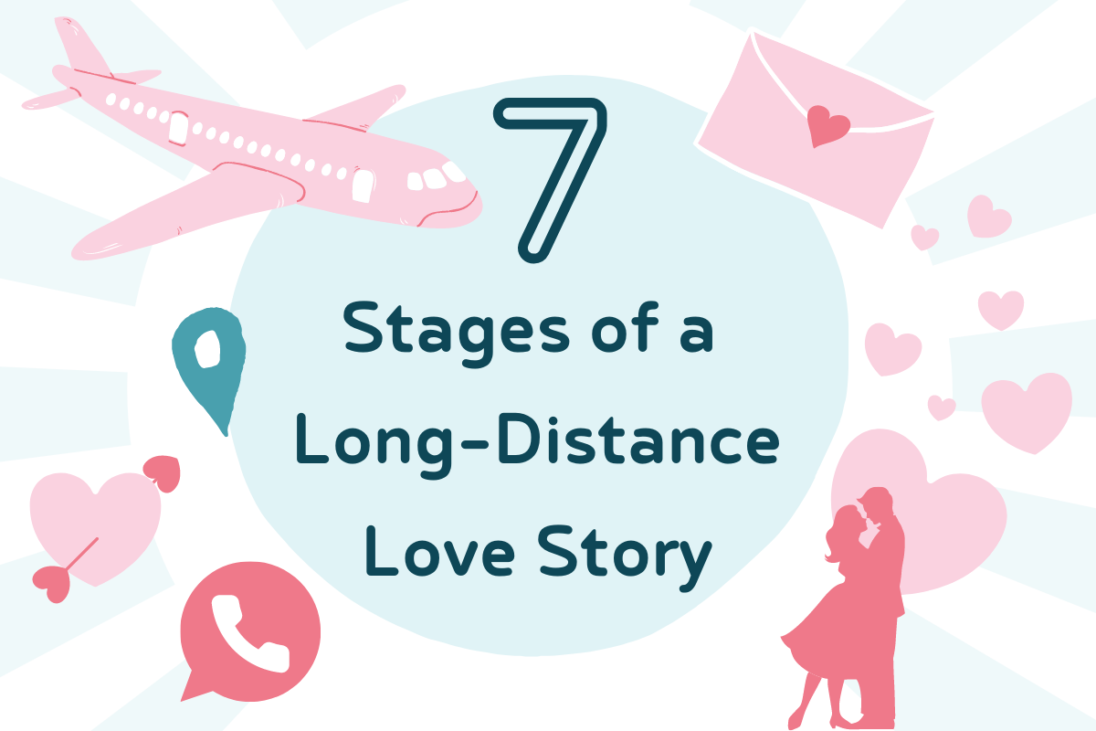 The 7 stages of a Long Distance Relationship